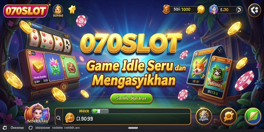 Tampilan gameplay 070SLOT yang memikat dengan efek visual slot.