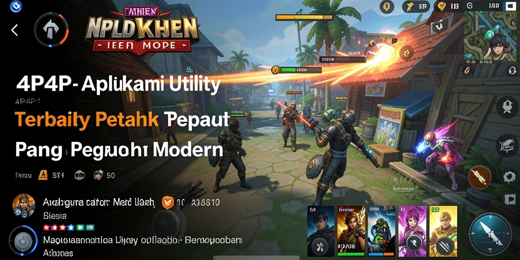 Tampilan antarmuka utama 4P4P untuk pengelolaan utility.