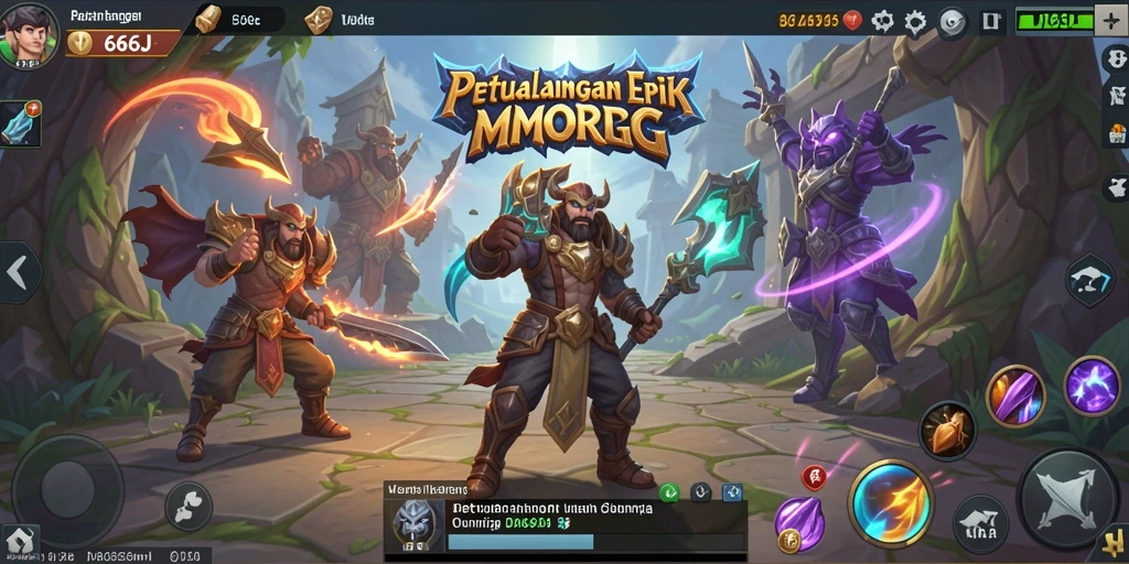 Gameplay seru dan grafik memukau dalam 666J.