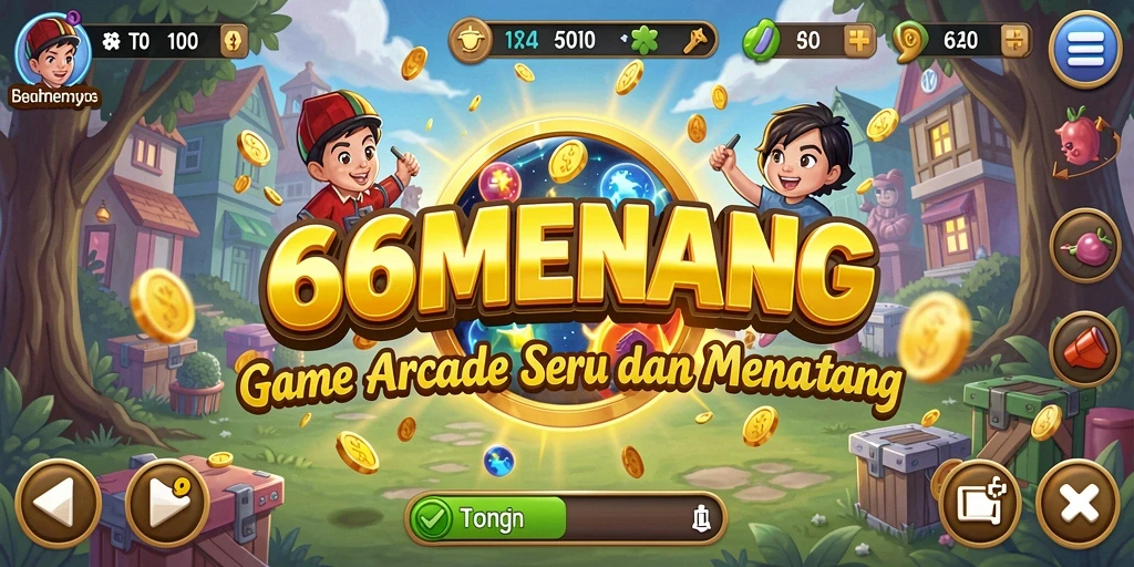 Tampilan gameplay seru dari 66MENANG dengan berbagai tantangan menarik.