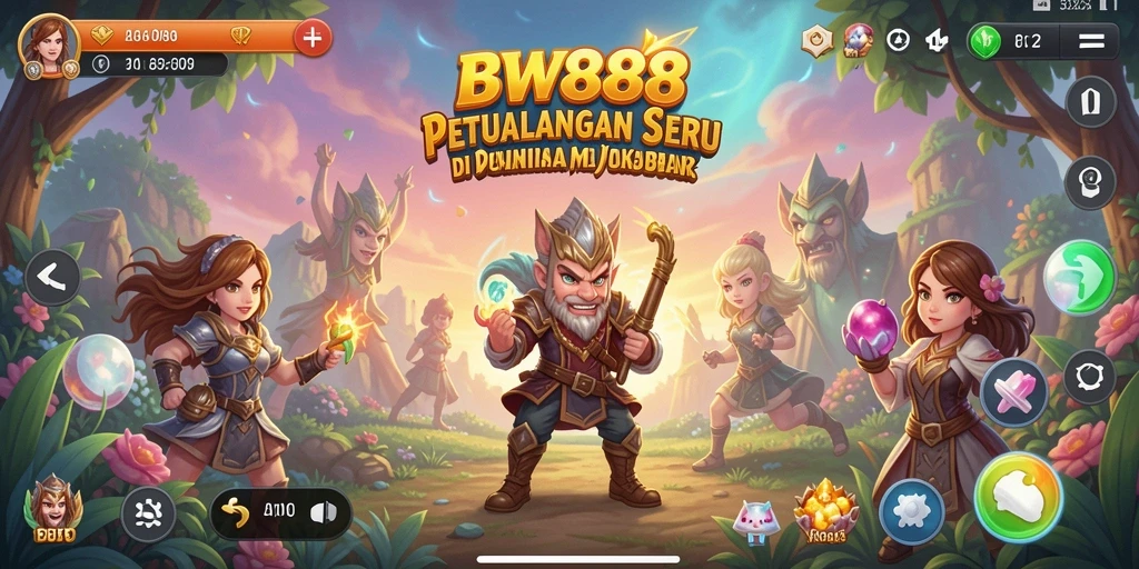 Tampilan gameplay BW888 yang menakjubkan dan penuh petualangan.