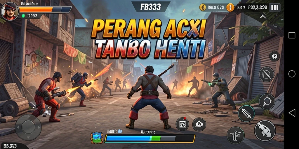 Tampilan gameplay FB333 yang penuh aksi dan mendebarkan.