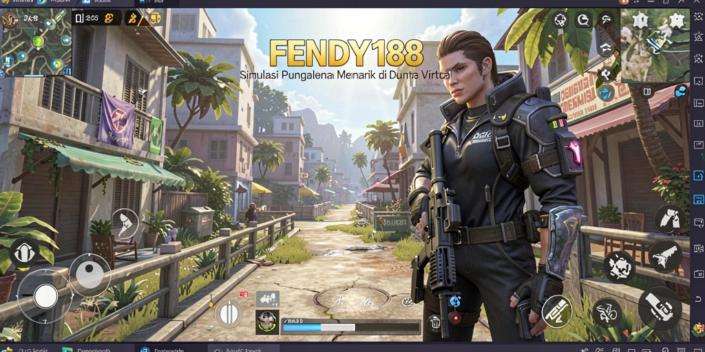 Gameplay FENDY188 menampilkan interaksi sosial dan eksplorasi dunia virtual.