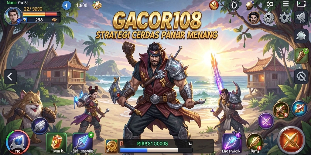 Tampilan menegangkan dari pertempuran strategi di GACOR108.