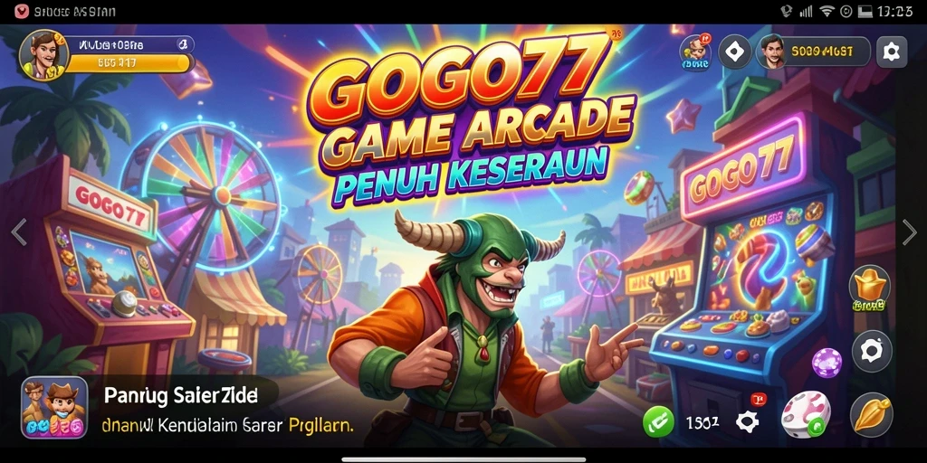 Screenshot GOGO77 yang menampilkan gameplay seru dalam permainan Arcade.