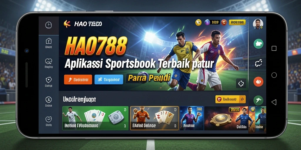 Tampilan antarmuka HAO788 yang memudahkan navigasi taruhan olahraga.