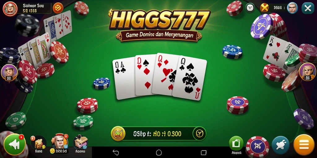 Gameplay seru HIGGS777 dalam permainan Domino yang menghibur.
