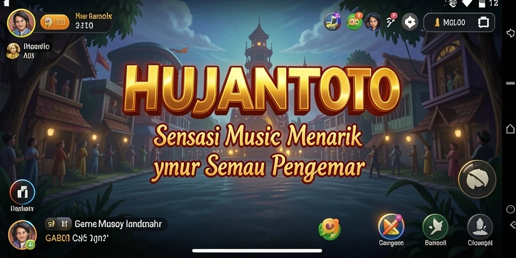 Tampilan menarik saat bermain HUJANTOTO dengan lagu favorit.