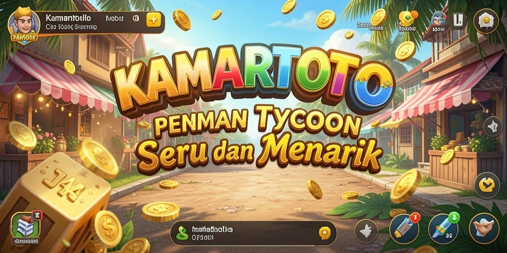 Tampilan gameplay KAMARTOTO yang penuh warna dan menarik.