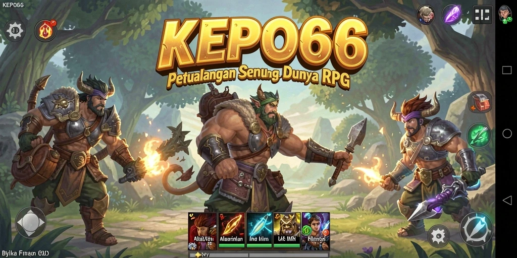 Tampilan gameplay RPG yang menakjubkan di KEPO66.