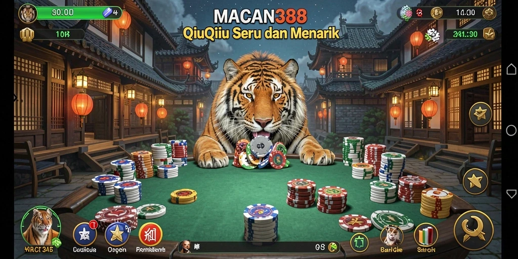 Tampilan gameplay QiuQiu yang penuh aksi dan strategi.