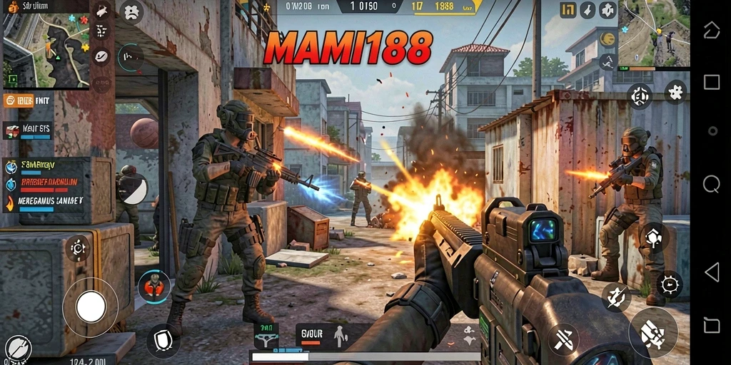 Gameplay MAMI188 yang intens dengan pertempuran seru dan grafis yang menakjubkan.