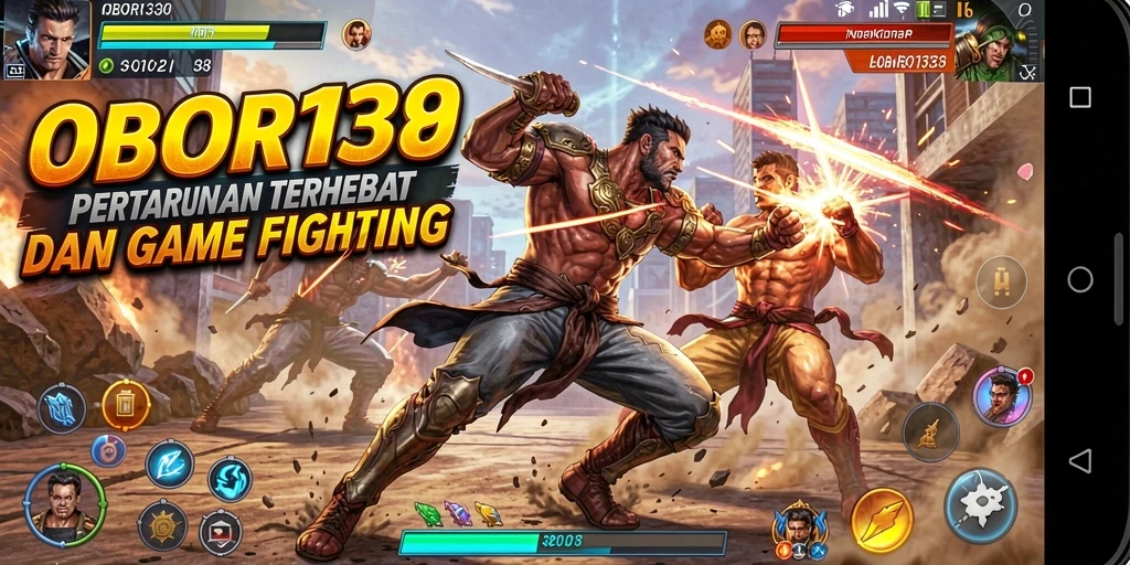 Tampilan gameplay seru dan penuh aksi dari OBOR138.
