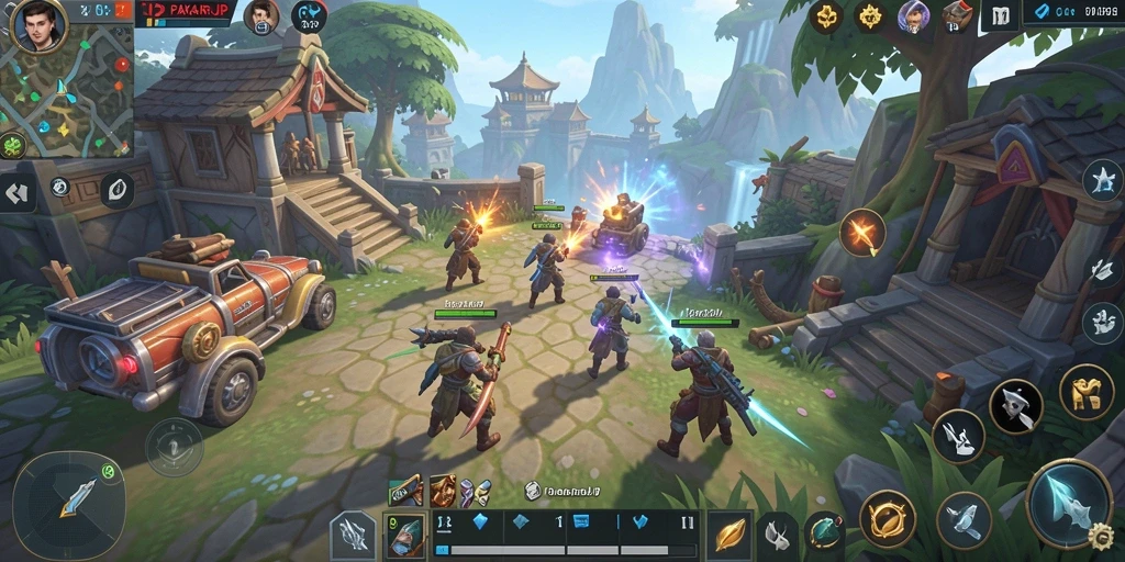 Tampilan gameplay menarik dari PAKARJP, penuh aksi strategi.