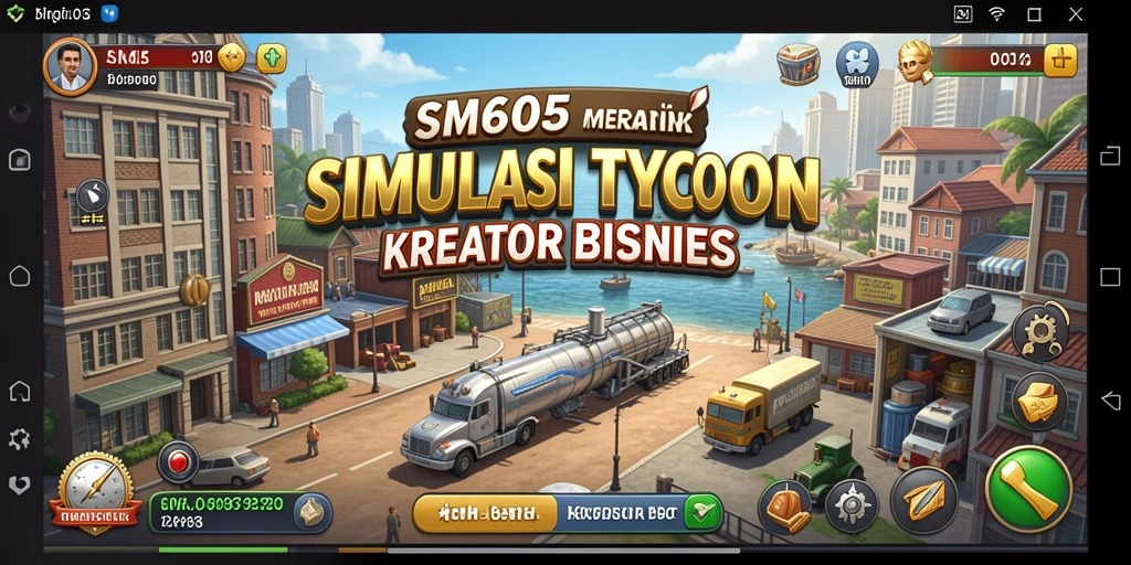 Tampilan dinamis gameplay Tycoon di SM605 yang memukau.