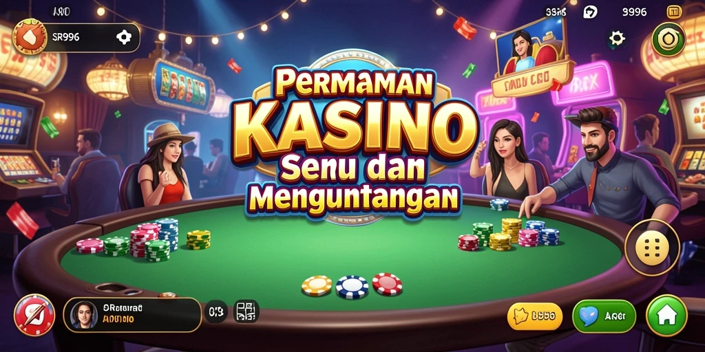 Tampilan gameplay mendebarkan dari SR996 dengan berbagai permainan kasino.