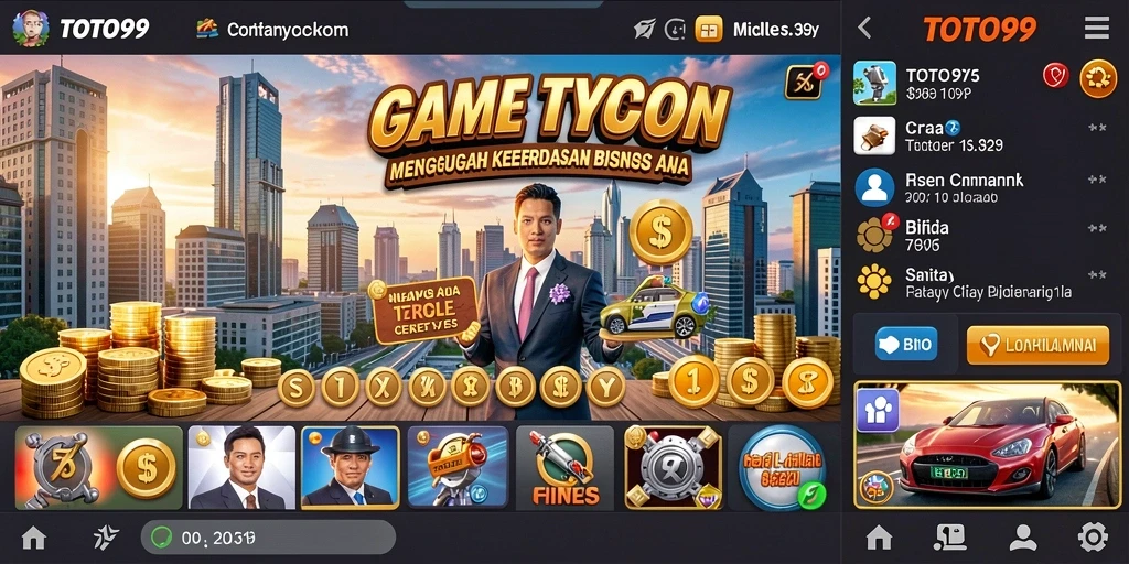 Tampilan gameplay TOTO99 yang menarik dan interaktif di layar.